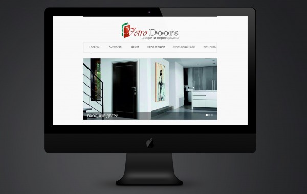Сайт и логотип Vetrodoors